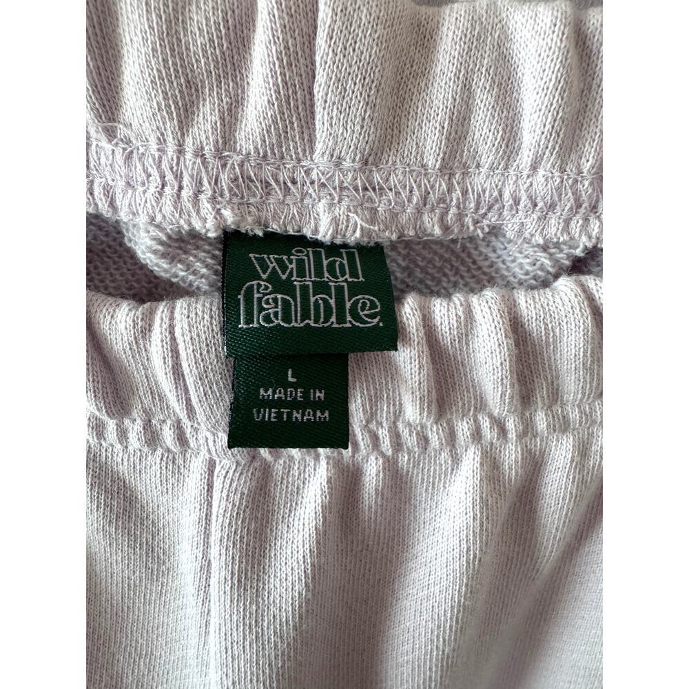 Wild Fable Women’s Lounge Pants Size‎ L Lavender Soft Knit Relaxed Fit NWT - Picture 4 of 8